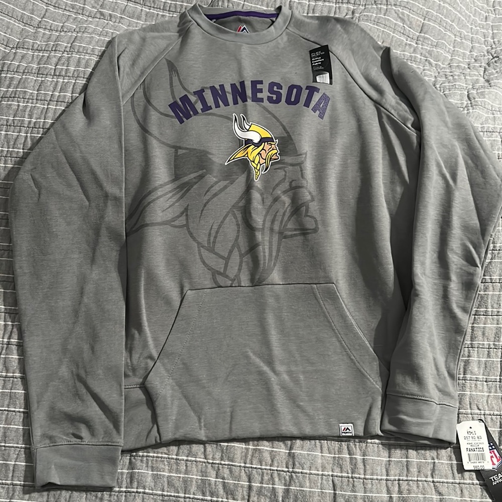 Men’s MN Vikings crew neck sweatshirt